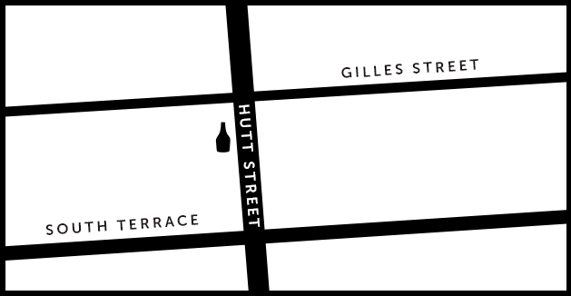 Hutt St Cellars Map